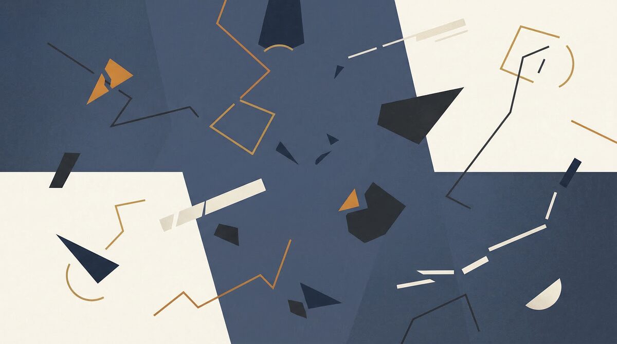 Abstract illustration representing disconnected communications in recruitment